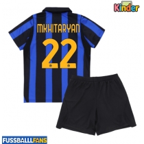 Inter Milan Henrikh Mkhitaryan #22 Heimtrikotsatz Kinder 2026-27 Kurzarm (+ Kurze Hosen)